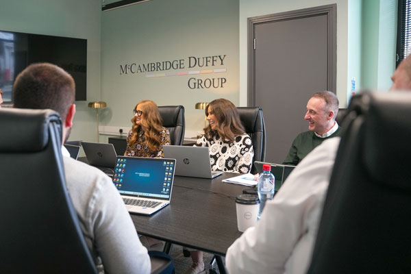 Staff Boardroom meeting